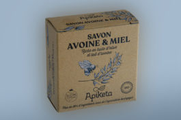 Savon Lait d&rsquo;avoine & Miel – 100g