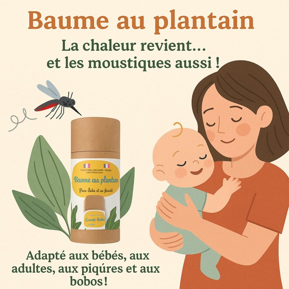 Baume apaisant Bébé bio Mance - Plantain et Tournesol – Image 2
